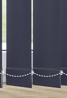 Trinity (Blackout), Navy - Vertical Blind Slats